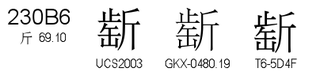 U+230B6